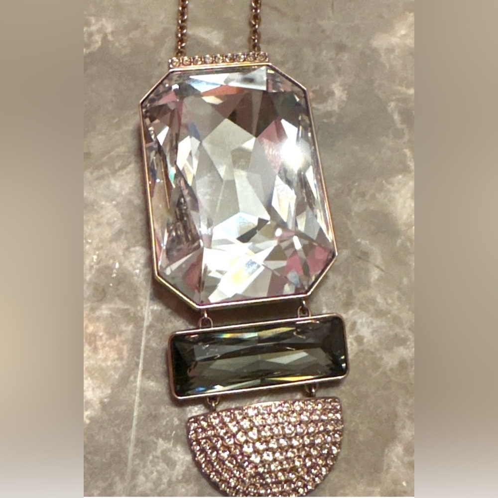 Swarovski Silver and Crystal necklace